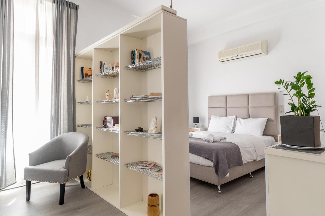 Apollonas Luxurious Apartments Athena Bagian luar foto